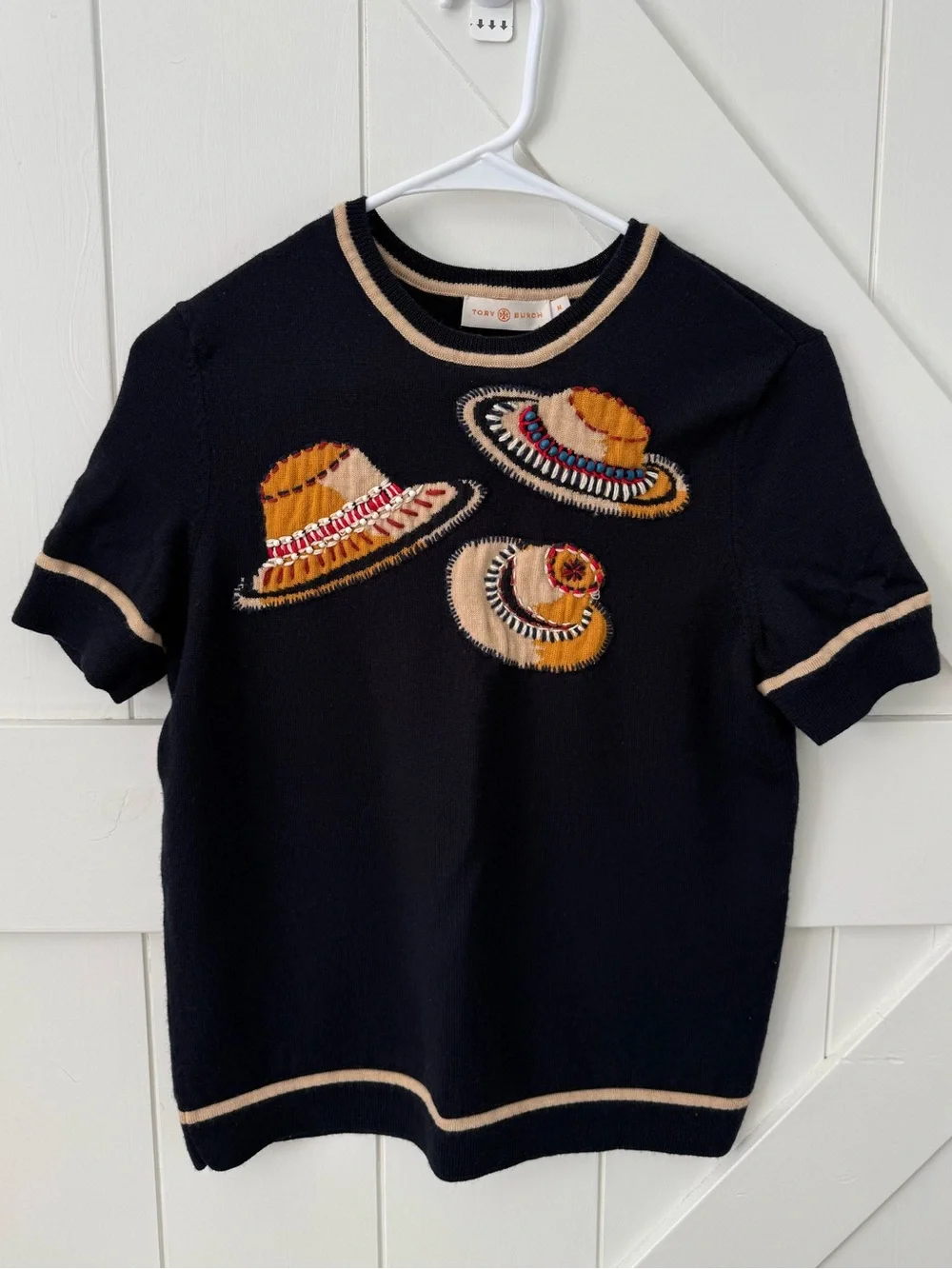 Tory Burch Merino wool sweater/ top size medium S/M